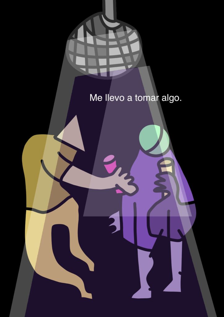 Me sacó a tomar algo aunque quería morir