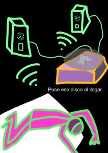 En bucle escuche y te veía