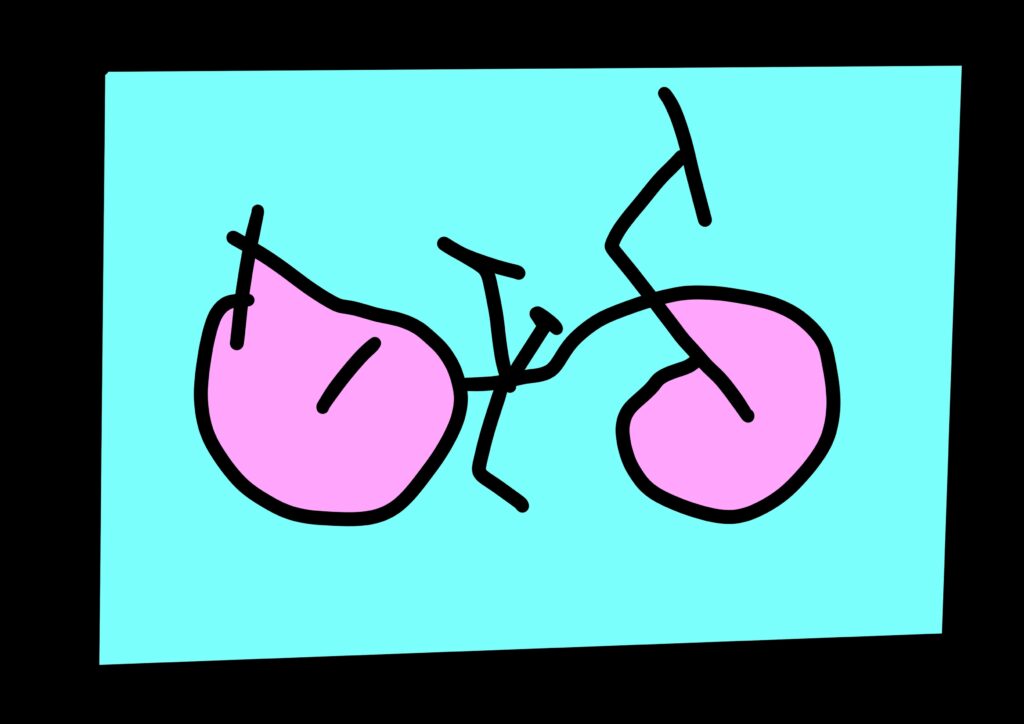Bici rosa