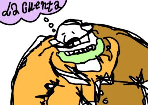 El gordo pidió la cuenta